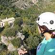 Vista de la ermita de Sant Ponç desde la Roca de Sant Ponç 