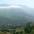 Vistas al frente con Socueva  a nuestros pies 