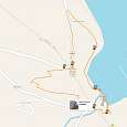 Croquis de la vía ferrata / Wikiloc / OpenstreetMaps 