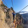 Cruzando el puente 