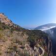 Seguimos el sendero para el regreso si no hacemos el tramo de bajada 