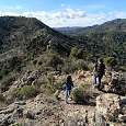 Vista hacia atrás  a lo recorrido en la Cresta 