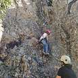 Final de la vía ferrata 