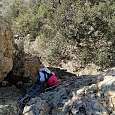 Parte alta de la vía ferrata 