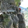 Ferrata con pasos muy entretenidos y variados 
