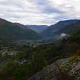 Desde el mirador con vistas a Les 