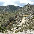 Cascada y pista de acceso desde el inicio (© Montañismo para todos) 