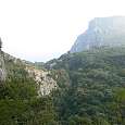 Vistas al Sur hacia el barranco del Calera y el mirador de Covalanas 