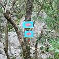 8 Antiguas indicaciones a la derecha a la cueva Covalanas a la izquierda a Ramales © Arkaitz Vidal 