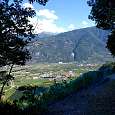 Vistas al valle desde el final de la primera parte. 