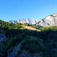 Vistas al final de la vía ferrata hacia l