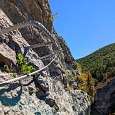 Paso después de la vía ferrata 