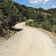 Seguimos por la pista hasta el desvío que baja al despoblado de Canals y la fuente de la Mollera 