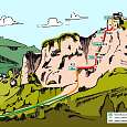 Croquis oficial de la vía ferrata 
