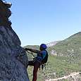 Salida de la vía ferrata 