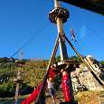 Parque de aventura de Urbasa en Larraona -equipadores de la vía ferrata- 