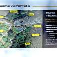 Detalle Croquis de la vía ferrata 