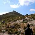 Sendero que subimos a pie hasta la Moleta 