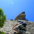 Inicio de la vía ferrata 