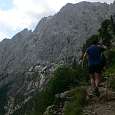 Imponentes paredes de la cara norte del Pedraforca 