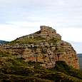 La Peña de San Miguel desde la carretera de acceso 