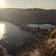 Cerca de la cima con vistas a Calpe 