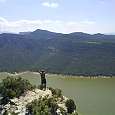 Momento de relajación en la cima del Puig de la Força 