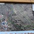 Croquis detallado de la aproximación y del retorno de la vía ferrata 