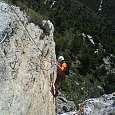 Finalizando la vía ferrata 