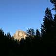 Vista del Half Dome desde el valle de Yosemite 