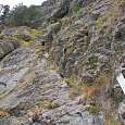 Inicio de la vía ferrata 