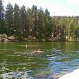 Una más del baño en el lago del Orri 