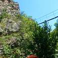 Puente de inicio de la vía ferrata de Llo 