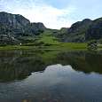 Vista del lago de la Ercina 