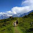 Punto 5. Caminando hacia el refugio de vacas para el mal tiempo 