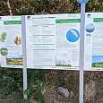 Indicadores en el camino -el Merkur es una zona de despegue de parapentes- 