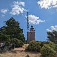 La torre mirador de la cima del Merkur 
