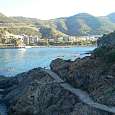 Vista atrás hacia Portbou 