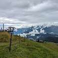 Vista hacia Flims antes de iniciar la bajada 